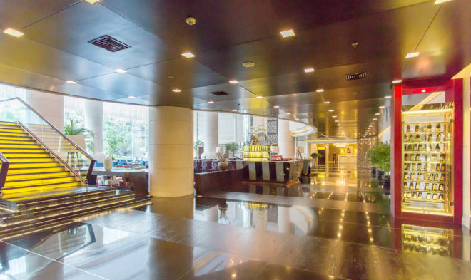 荷华明城大厦大堂图